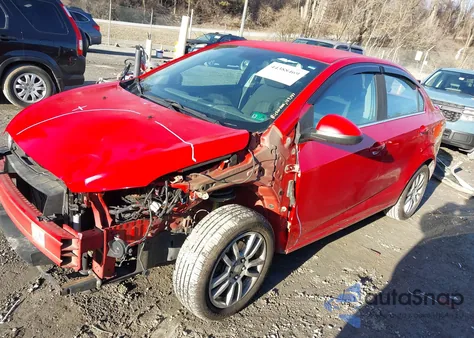 2013 Chevrolet Sonic Lt Auto из США, поврежденный, VIN 1G1JC5SG4D4174762